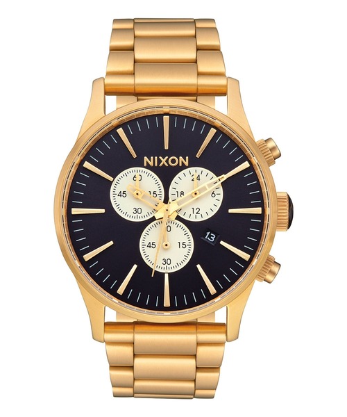 新品同様NIXON ゴールド アナログ時計 NIXON（ニクソン） アナログ腕時計 FREE ゴールド系その他 メンズ