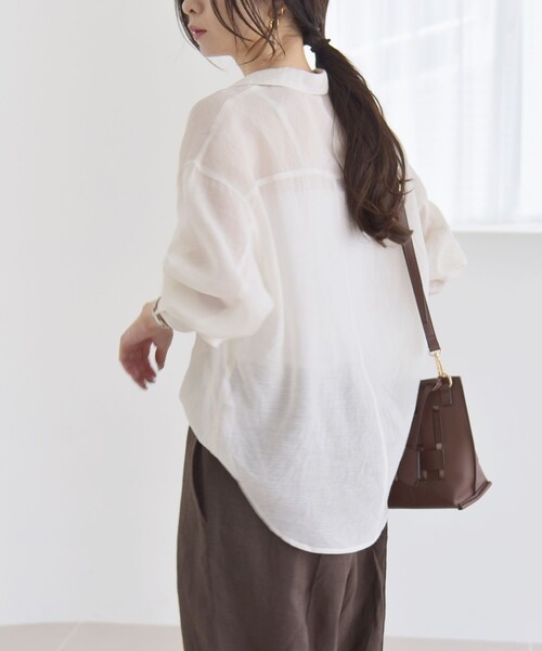 「quaranciel」 長袖シャツ ONE SIZE ブラック レディース_画像7