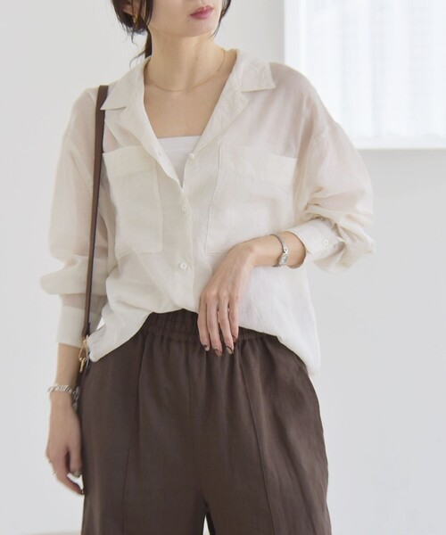 「quaranciel」 長袖シャツ ONE SIZE ブラック レディース_画像8