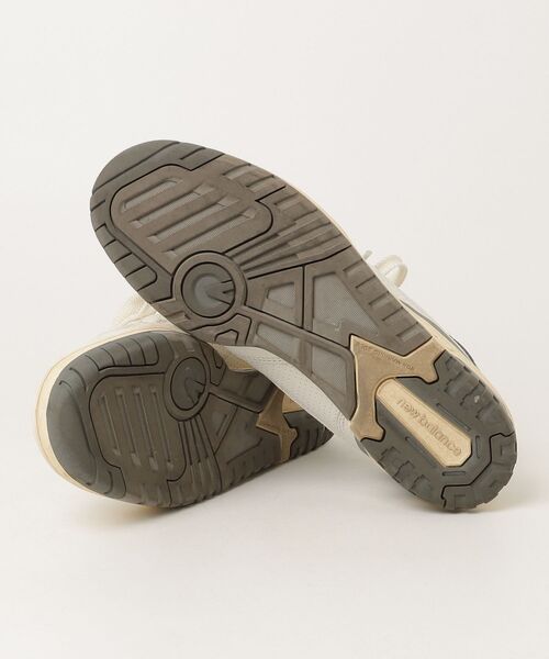 「New Balance」 ローカットスニーカー 27.5cm ホワイト×グレー レディース_画像3