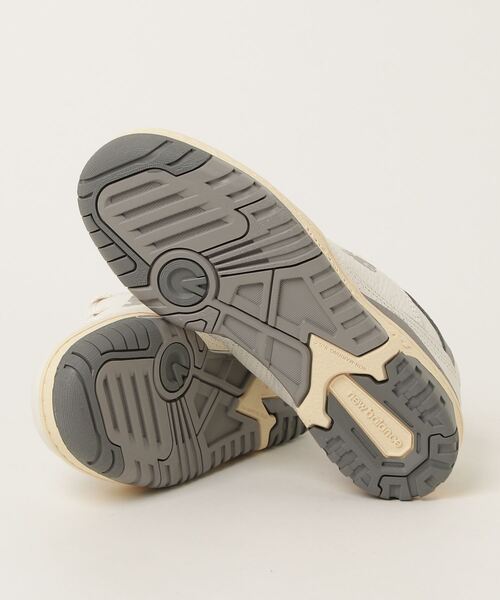 「New Balance」 ローカットスニーカー 27.5cm ホワイト×グレー レディース_画像4