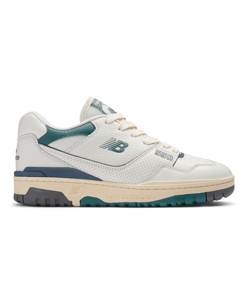 「New Balance」 ローカットスニーカー 27.5cm ホワイト×グレー レディース_画像8