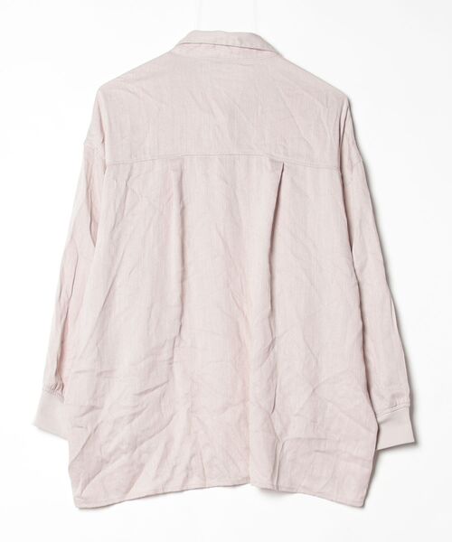 「STYLE DELI」 長袖シャツ FREE グレイッシュベージュ レディース_画像2