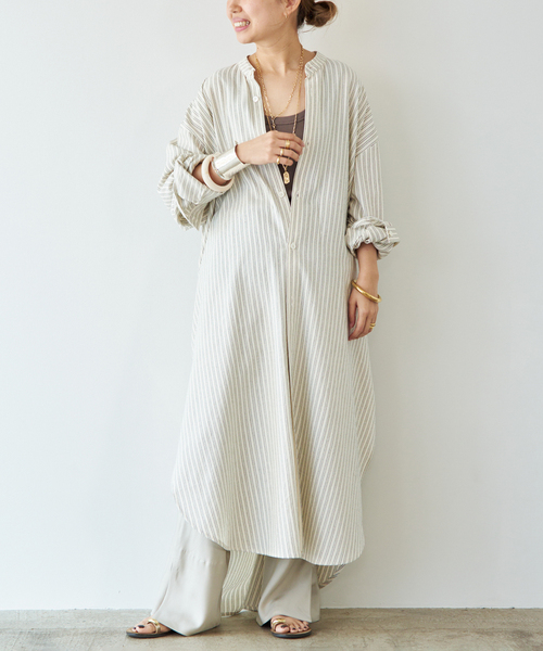 ワンピース 「MARRAKSHI LIFE/マラケシュ ライフ」 THE LONG SHIRT DRESSの画像