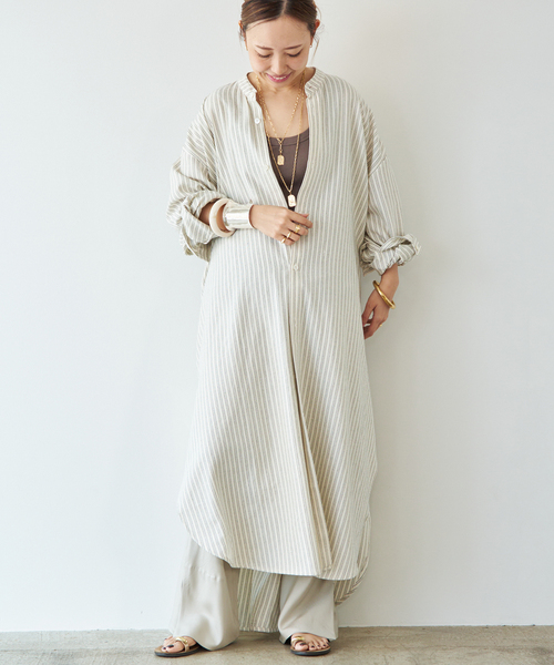 ワンピース 「MARRAKSHI LIFE/マラケシュ ライフ」 THE LONG SHIRT DRESSの画像