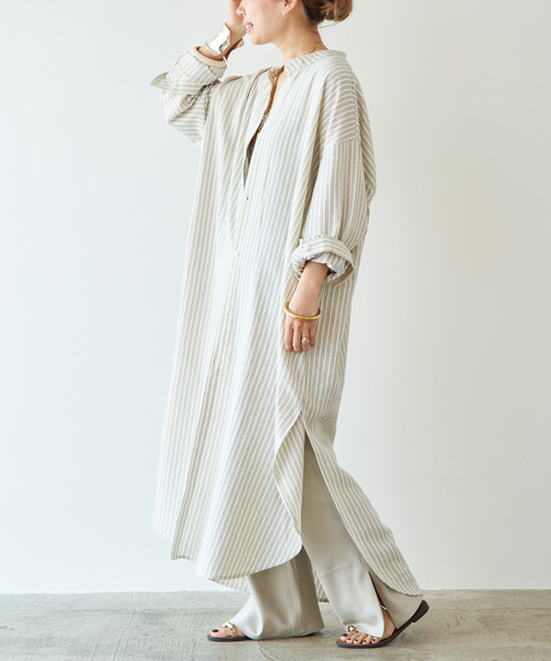 ワンピース 「MARRAKSHI LIFE/マラケシュ ライフ」 THE LONG SHIRT DRESSの画像