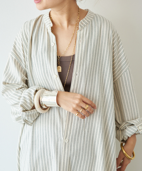 ワンピース 「MARRAKSHI LIFE/マラケシュ ライフ」 THE LONG SHIRT DRESSの画像
