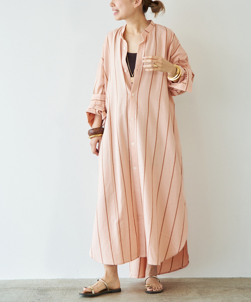 ワンピース 「MARRAKSHI LIFE/マラケシュ ライフ」 THE LONG SHIRT DRESSの画像