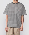 「DANTON」 半袖Tシャツ 38 ブルー メンズの詳細画像3