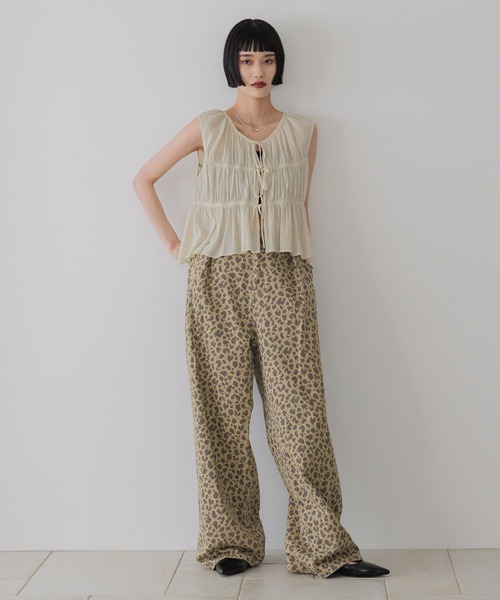 「LOWRYS FARM」 デニムパンツ LARGE ブルー レディース_画像7
