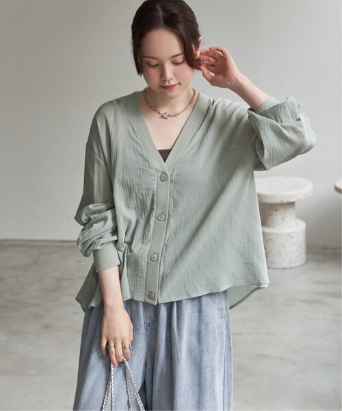 「LBC」 カーディガン M ブラック レディース_画像3