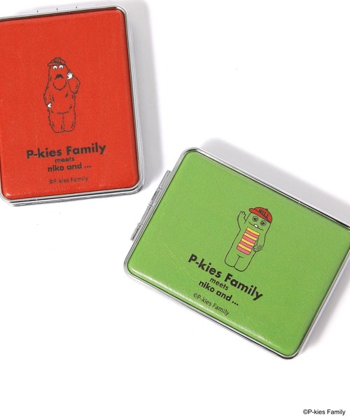 niko and…（ニコアンド） コンパクトミラー 「P-kies Family」コラボ
