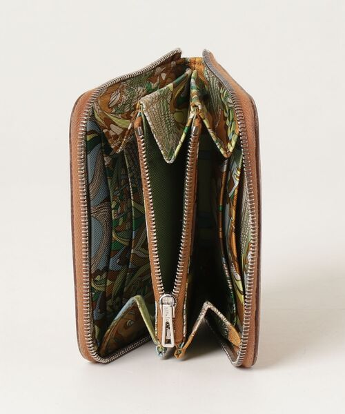 HERMES（エルメス） アザップ コンパクト シルクイン 財布 - ブラウン