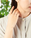 指輪 リング シルバージルコニアハーフエタニテ...の詳細画像3