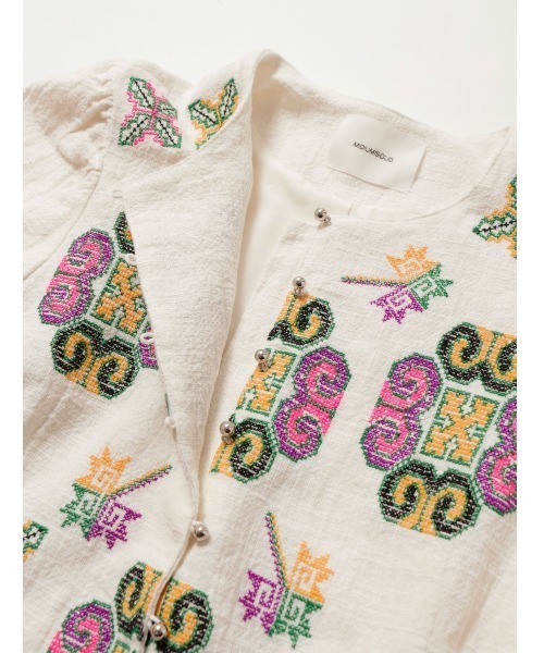 美品 MIDIUMISOLID ミディウミソリッド スタジャン ジャケット