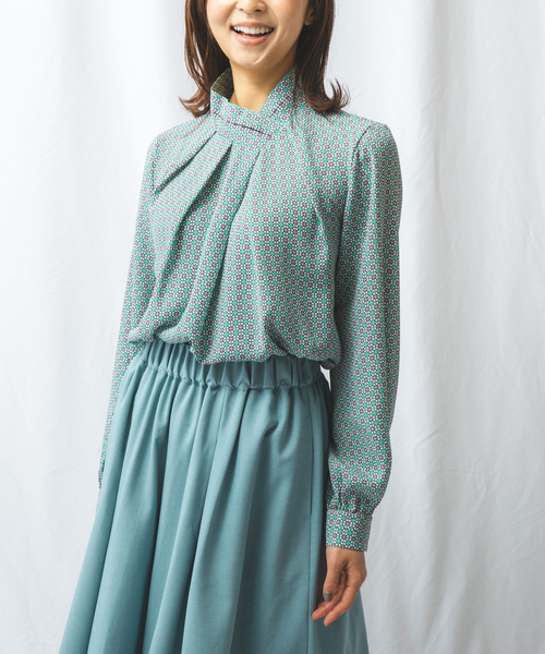 ちー】ナラカミーチェ♦️TVドラマ✨ジョーゼット幾何アシンメトリ