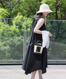 BEAMS HEART（ビームス ハート） ワンピース ノースリーブ 切替 フレア