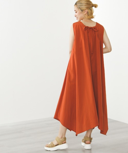 BEAMS HEART（ビームス ハート） ワンピース ノースリーブ 切替 フレア