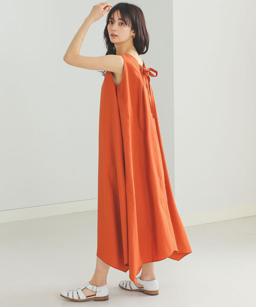 BEAMS HEART ティアード ノースリーブワンピース オレンジ M タグ付 楽天市場】【SALE／50%OFF】BEAMS HEART / ティアード