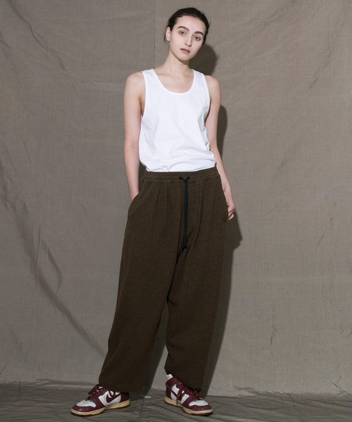 【16AW my beautiful landlet コーデュロイビッグパンツ】 my beautiful landlet（マイビューティフルランドレット） ワイド