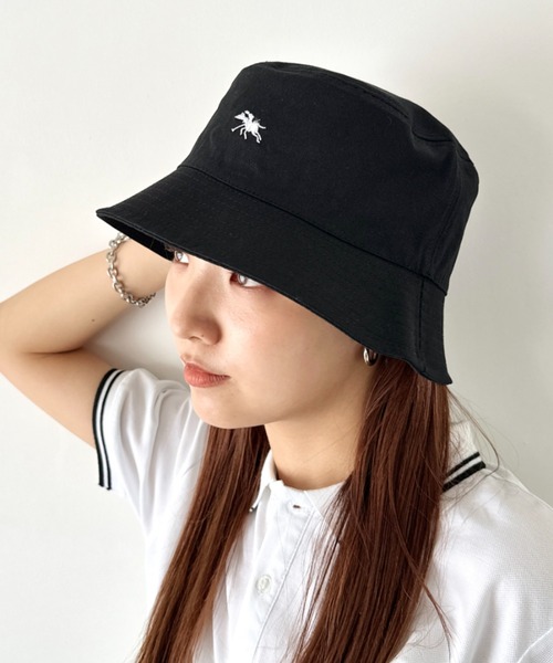 帽子 ハット POLO CHAMPS/ポロチャンプス 別注 リバーシブル ミニ刺繍
