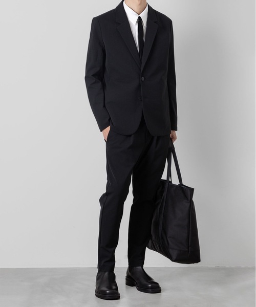 ATTACHMENT シャツ コットン・ポリエステル ストレッチツイル