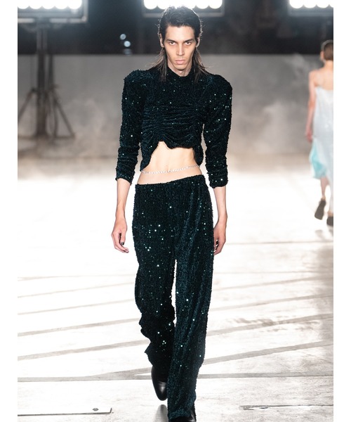 パメオポーズ パンツ PAMEO POSE（パメオポーズ）の「Kicks Lace Up Pants（デニム