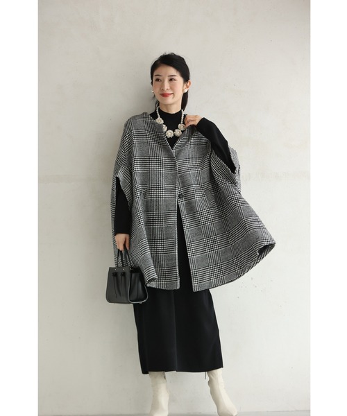 cawaii ワンピース アーバンなニットストールとロングワンピースの2点