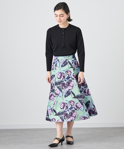 ANAYI アナイ 24SS シルクコットンローンプリーツスカート 36 中古・古着通販】ANAYI (アナイ) ANAYI/シルクコットンローンプリーツ