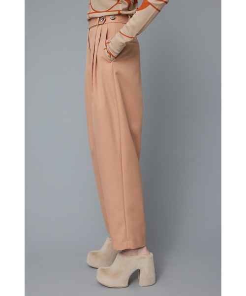 HeRIN.CYE パンツ スラックス Thick belt pants ティックベルトパンツ  