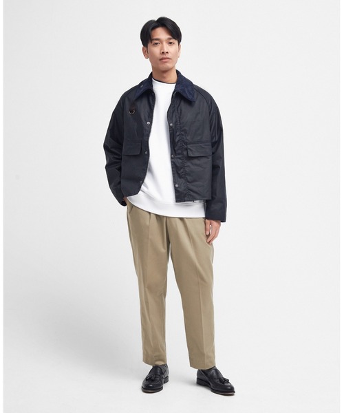 (美品)Barbourスペイ　ワックス ショート ジャケット Barbour ブルゾン アウター 「SPEY / スペイ」ワックス ショート
