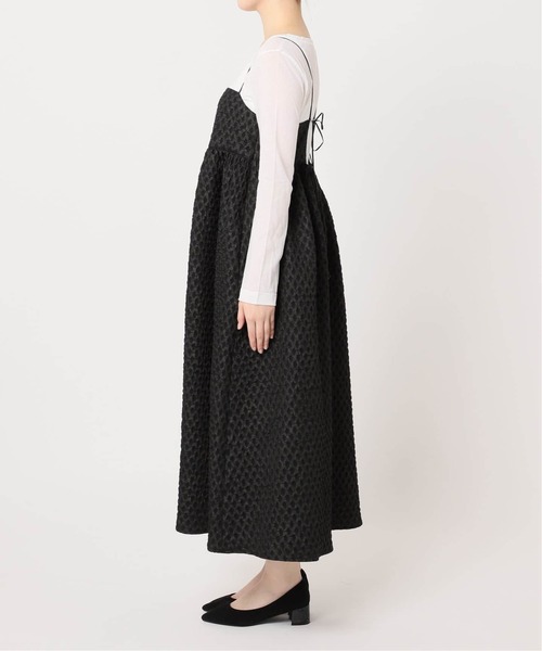 U by SPICK&SPAN ワンピース フクレジャガードロングキャミ