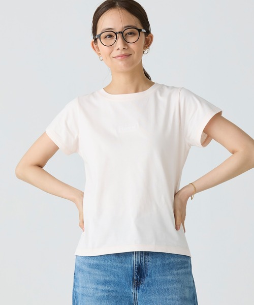 LACOSTE tシャツ コンパクトブランドネームロゴTシャツ