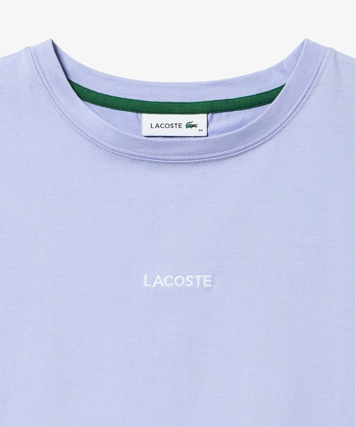 国内即発【LACOSTE】コンパクトブランドネームロゴTシャツ LACOSTE tシャツ コンパクトブランドネームロゴTシャツ