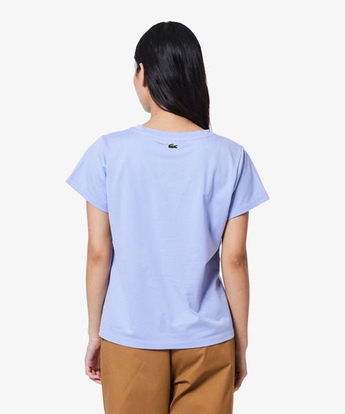 LACOSTE tシャツ コンパクトブランドネームロゴTシャツ