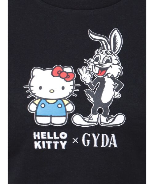 tシャツ Tシャツ レディース 「ハローキティコラボ」GYDA BUNNY×ハローキティ ショートTシャツ｜zozo｜05