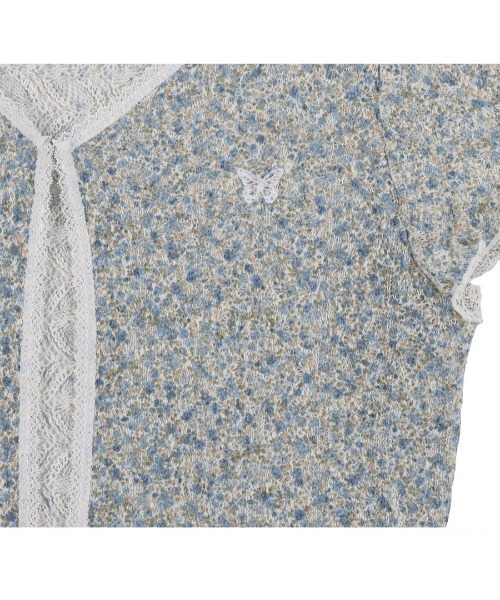 カーディガン A'GEM/9 × .kom 「 FANCY CLUB/ファンシークラブ」 FRILL FLOWER HOOK CARDIGAN/フリル FANCY CLUB カーディガン A'GEM/9 × .kom 「 CLUB/ファンシー