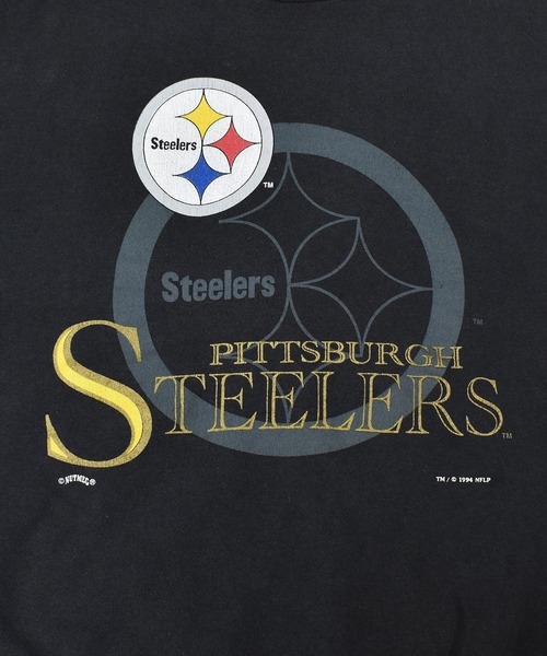 トレーナー スウェット 「ヴィンテージ古着」90's NUTMEG / ナツメグ NFL Pittsburgh Steelers クルーネックスウェット USA製 メンズ レディース | NBA/NFL/NHL/MLB | 06
