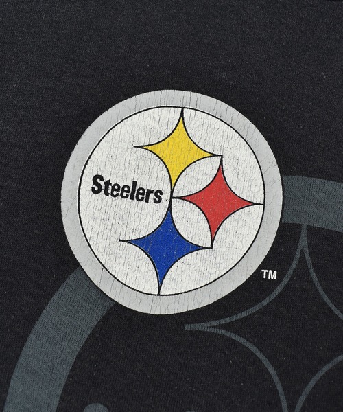 トレーナー スウェット 「ヴィンテージ古着」90's NUTMEG / ナツメグ NFL Pittsburgh Steelers クルーネックスウェット USA製 メンズ レディース | NBA/NFL/NHL/MLB | 07