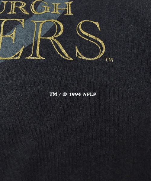 トレーナー スウェット 「ヴィンテージ古着」90's NUTMEG / ナツメグ NFL Pittsburgh Steelers クルーネックスウェット USA製 メンズ レディース | NBA/NFL/NHL/MLB | 10
