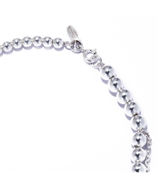 ネックレス 「quip queint」bowling mix chain necklace/ボウリング ミックス チェーン ネックレス レディースの画像