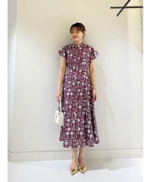 【まめさま専用】【LOULOU WILLOUGHBY】ソレイユプリントワンピース LOULOU WILLOUGHBY】小花プリント ワンピース|allureville