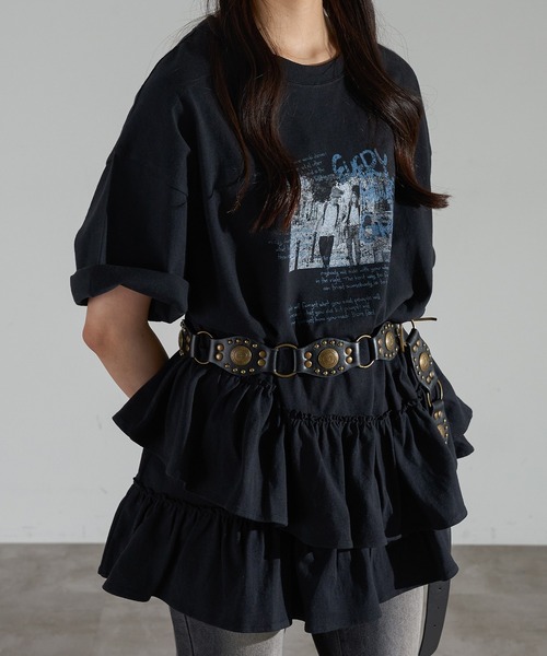 apres jour mignon（アプレジュールミニョン） tシャツ 裾フリル