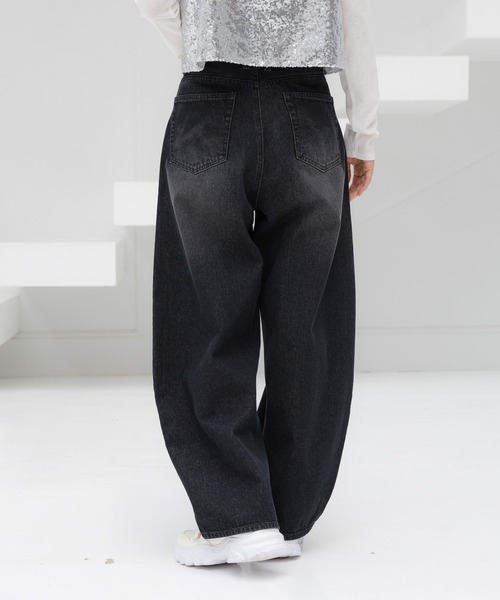 ジーンズ デニム デニムパンツ カーブデニムパンツ / 134482 レディース | LAKOLE | 19