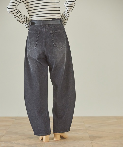 ジーンズ デニム デニムパンツ カーブデニムパンツ / 134482 レディース | LAKOLE | 10