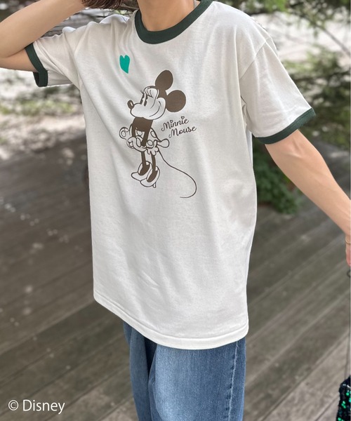 Disney（ディズニー） tシャツ 半袖 「Disney」別注 Mickey 発泡ハート