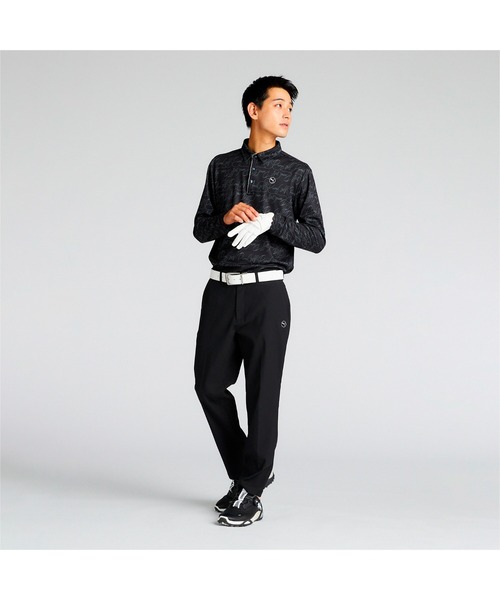 PUMAブラック パンツ Lサイズ PUMA パンツ プーマ メンズ ゴルフ ストレッチ ダイアモンド