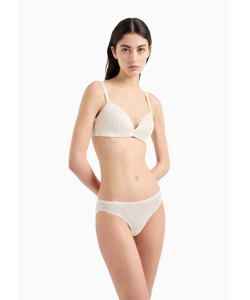 J6215 美品 ジョルジオアルマーニ 特大サイズリネンヘリンボーンショーツ64 ジョルジオ アルマーニGIORGIO ARMANI リネンシルクヘリンボーン