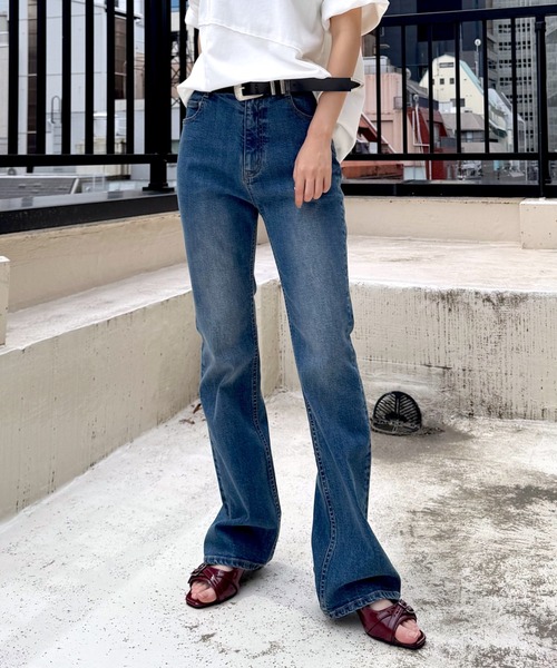 デニム・ジーパン ESSIE JEANS 505ZXX レギュラーストレート ヴィンテージ デニムパンツ