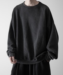 トレーナー スウェット 「RUUBON」vintage damage pigment sweat / ヴィンテージダメージピグメントスウェット メンズ｜ZOZOTOWN Yahoo!店